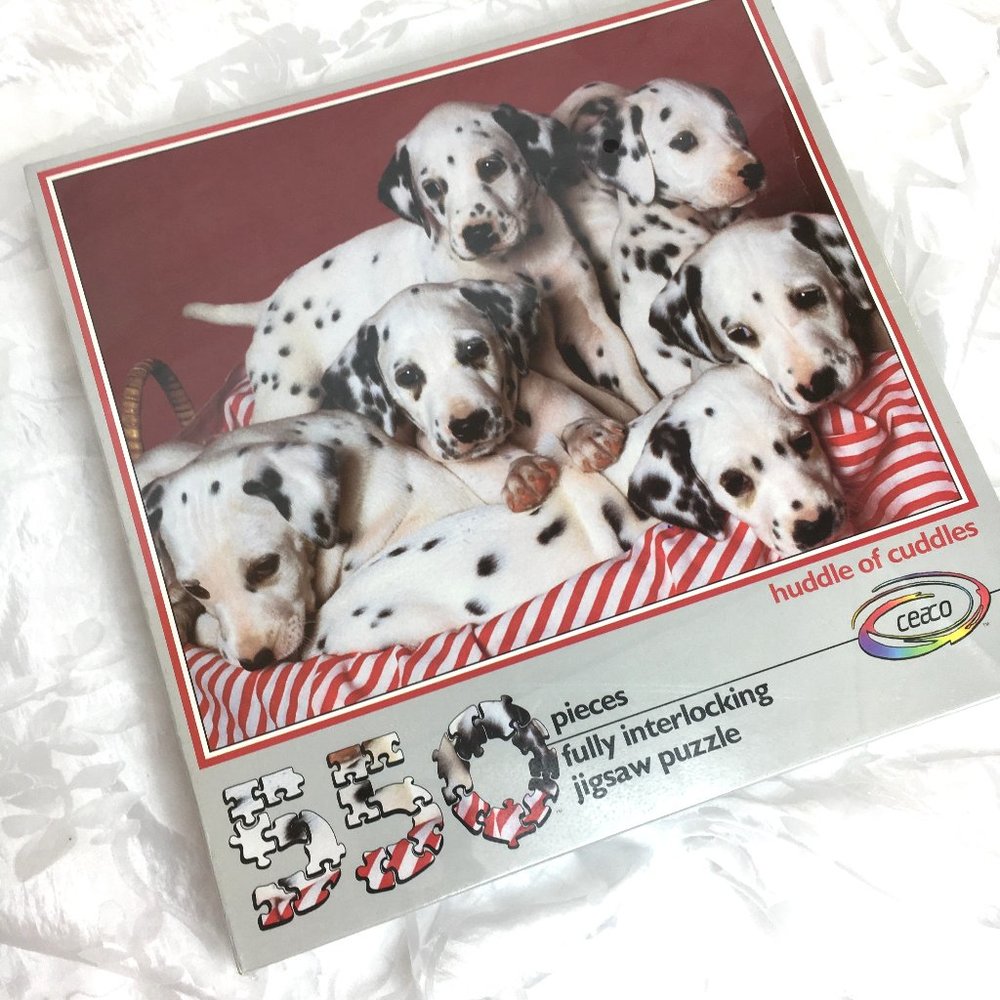'87 Dalmation Puppies Huddles of Cuddles Puzzle NWT